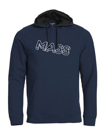 Sweat à capuche MASS 3D - Homme - Marine 1