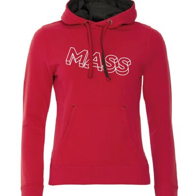 Sweat à capuche MASS 3D - Femme - Rouge