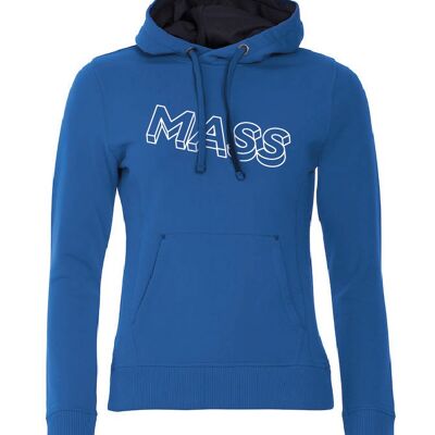 MASS 3D Hoodie – Damen – Kobalt