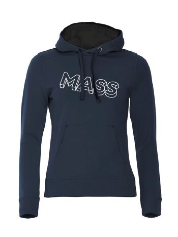 Sweat à capuche MASS 3D - Femme - Marine 1