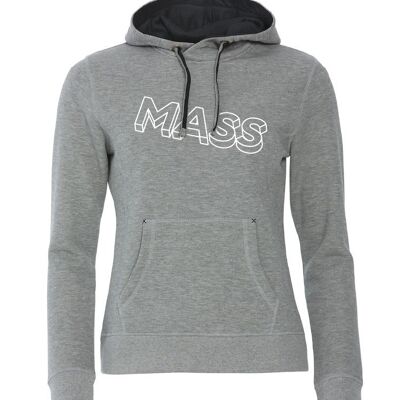 MASS 3D Hoodie - Dames - Grijs