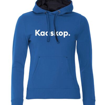 Cheese Head Hoodie - Women - Cobalt