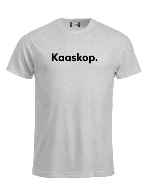 Kaaskop T-shirt - Heren - Grijs