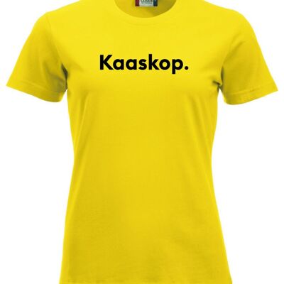 Kaaskop T-shirt - Dames - Geel