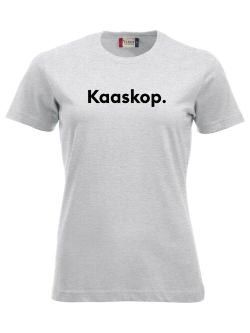 Kaaskop T-shirt - Dames - Grijs