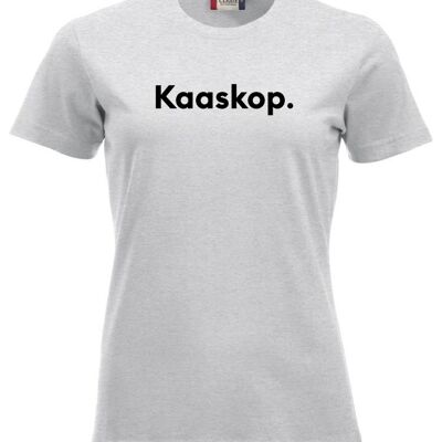 Kaaskop T-shirt - Dames - Grijs