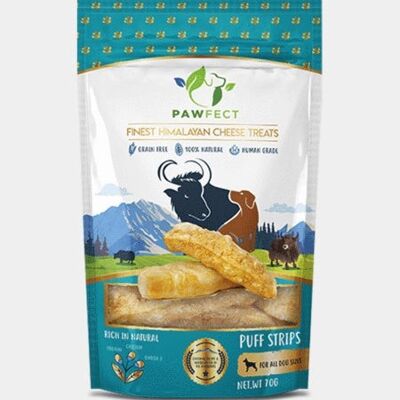 Puffed Yak cheese strips for dogs
