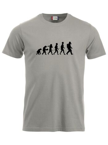 T-shirt Evolution of Man - Homme - Blanc 4