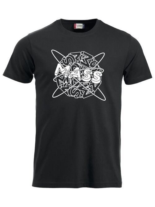 Planet MASS T-shirt - Heren - Zwart