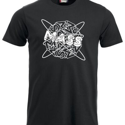 T-shirt Planet MASS - Homme - Noir