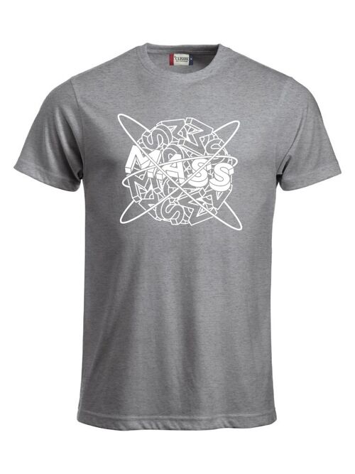 Planet MASS T-shirt - Heren - Grijs