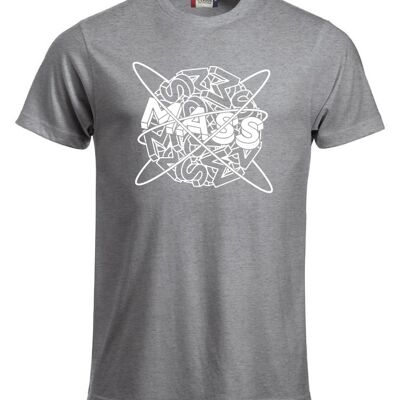 Planet MASS T-shirt - Men - Grey