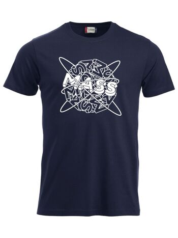 T-shirt Planet MASS - Homme - Marine 1