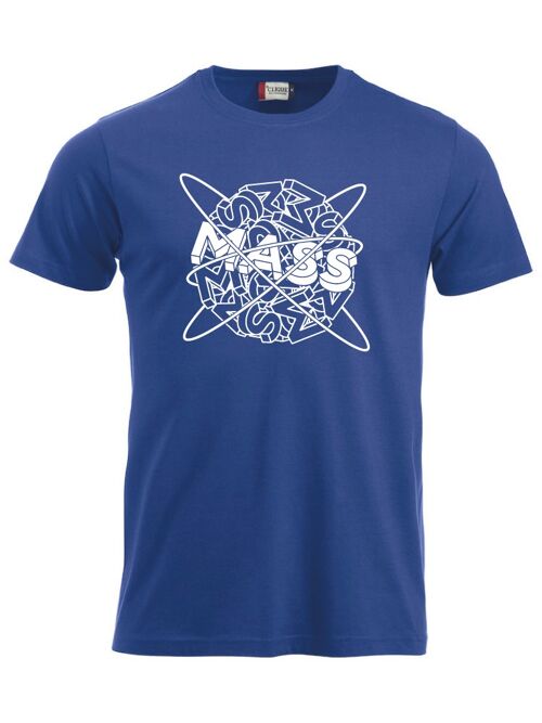 Planet MASS T-shirt - Heren - Blauw