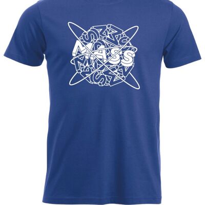 Planet MASS T-shirt - Heren - Blauw