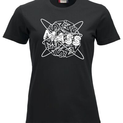Planet MASS T-Shirt - Damen - Schwarz