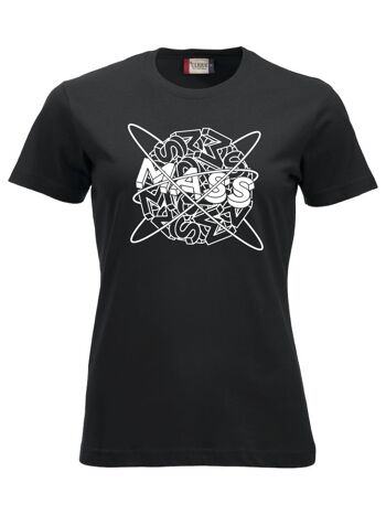 T-shirt Planet MASS - Femme - Noir 1