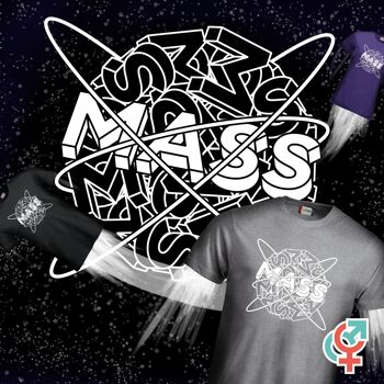 T-shirt Planet MASS - Femme - Anthracite 2