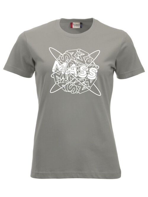 Planet MASS T-shirt - Dames - Grijs