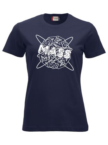 T-shirt Planet MASS - Femme - Marine 1