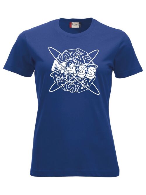 Planet MASS T-shirt - Dames - Blauw