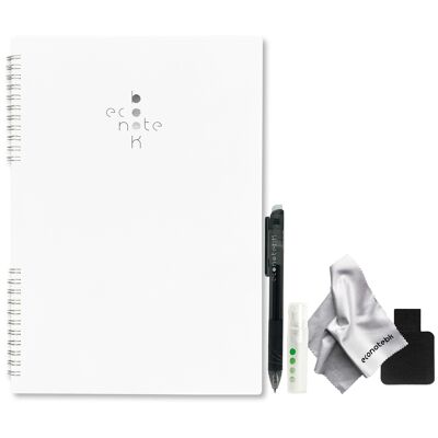 Cahier Réutilisable econotes™ A4 - Kit accessoires inclus