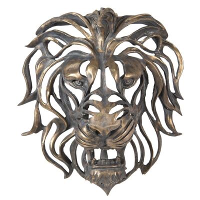 Decoratie leeuwen hoofd 42x23x46 cm 1