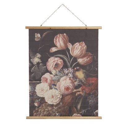 Wandkaart met bloemen 80x2x100 cm 5