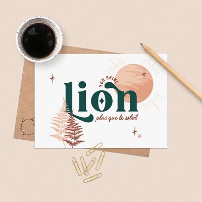 Lion • Astro'Power • Affiche A5