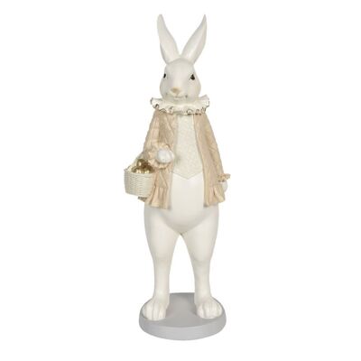 Decoratie konijn meisje 17x15x53 cm 1