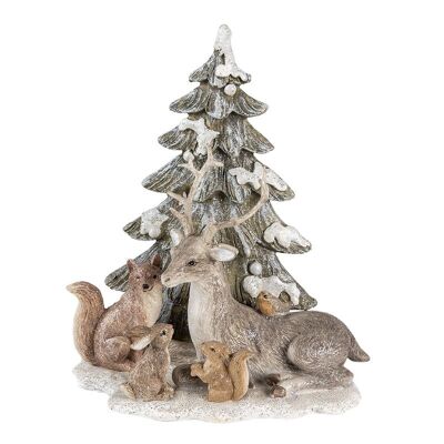 Decoratie dieren bij kerstboom 17x10x20 cm 1