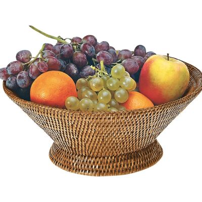 Portafrutta Agapes rattan miele