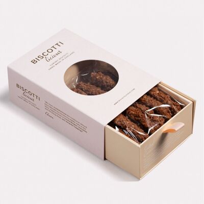 Croquant Caramel Salé - Coffret Cadeau 150g (Min de 10 Biscottis)