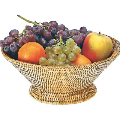 Agapes rattan honey fruit bowl
