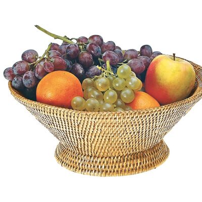 Agapes rattan honey fruit bowl