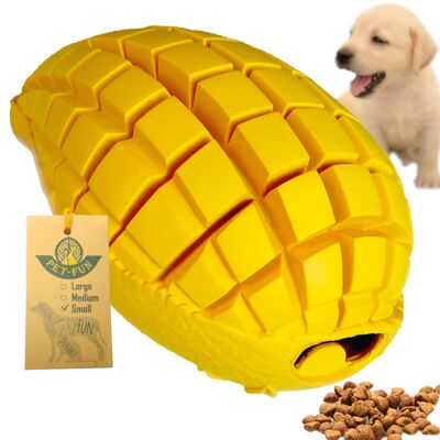 Mango Boredom Enrichment Puzzle Treat Dog Chew Toy (size variations) - Small