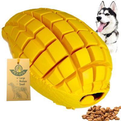 Mango Boredom Enrichment Puzzle Treat Dog Chew Toy (size variations) - Large