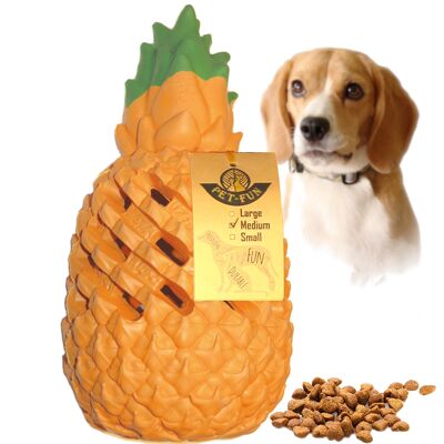 Pineapple Enrichment Toy for Chewers (Pet-Fun classical with size variations) - Medium