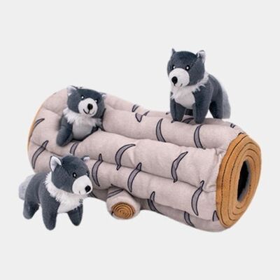 Juguete para perros - Zippy Burrow - Arctic Wolf Log - Zippy Paws