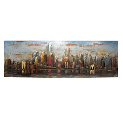 Wanddecoratie Skyline 180x6x60 cm 1