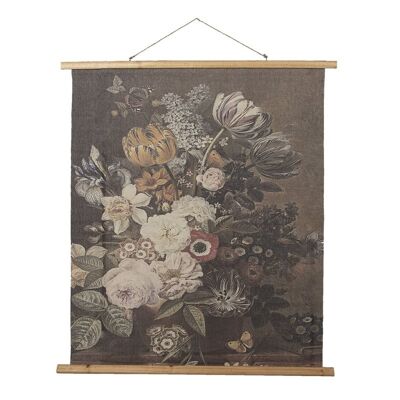 Wandkaart met bloemen 80x2x100 cm 7