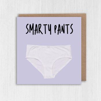 Carte de félicitations - Pantalon Smarty 2