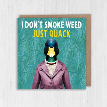 Carte canard : Ne fumez pas de l'herbe, faites du charlatan (Animalyser) 2