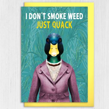 Carte canard : Ne fumez pas de l'herbe, faites du charlatan (Animalyser) 3