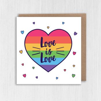 Carte de fierté LGBTQ+ : L'amour c'est l'amour 2