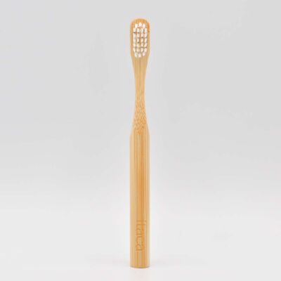 Children's Bamboo Toothbrush White