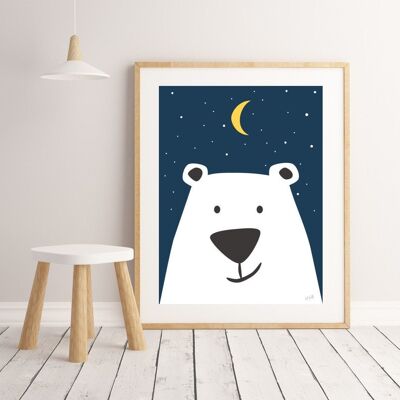 The Hugo Bear - 30x40cm