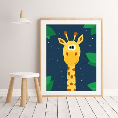 Giraffe Zoe - 30x40cm