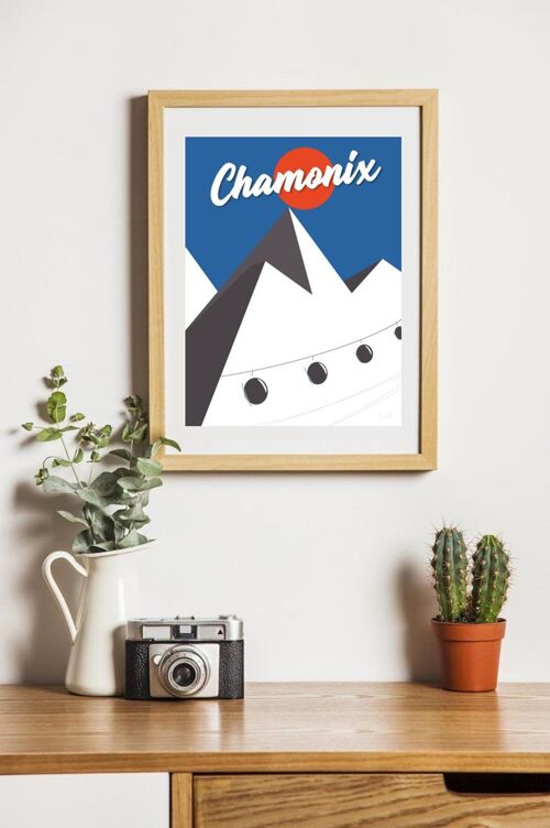 Chamonix retro - 30x40cm