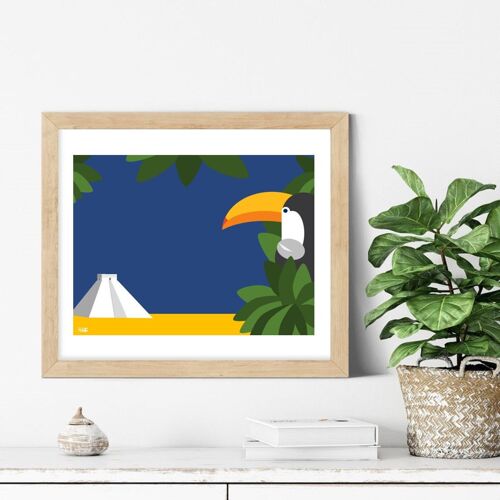 Le toucan mexicain - 30x40cm